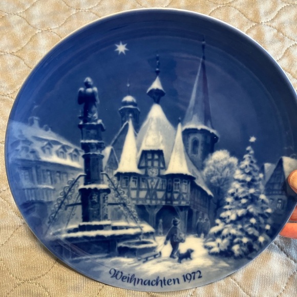 1972 8” Collectable plate by Berlin Design.  Made in West Germany - Picture 1 of 2